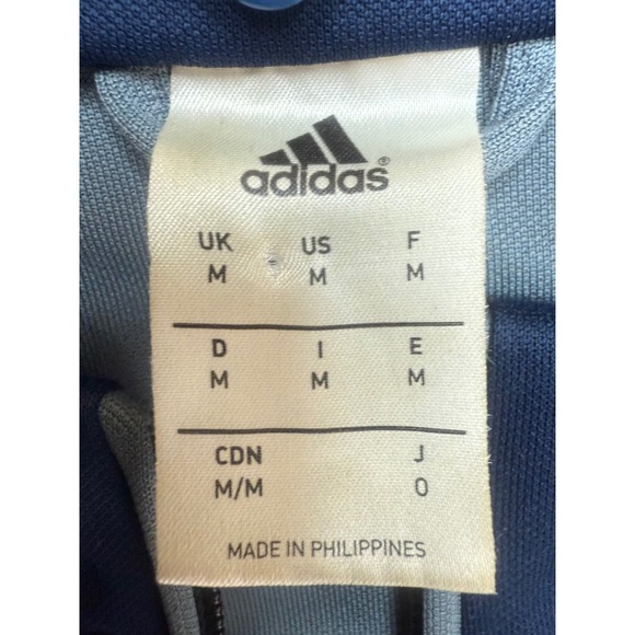 Adidas Men's Georgia Southern Eagles Track Jacket Full Zip Size M Gray Blue - Picture 5 of 7